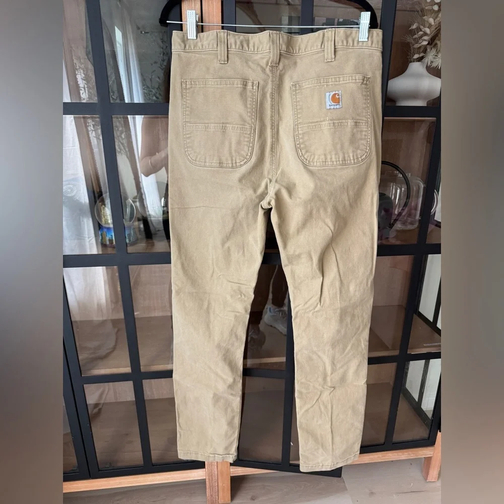 Carhartt Rugged Flex Rigby Straight Fit Pants khaki cargo beige - Picture 8 of 9